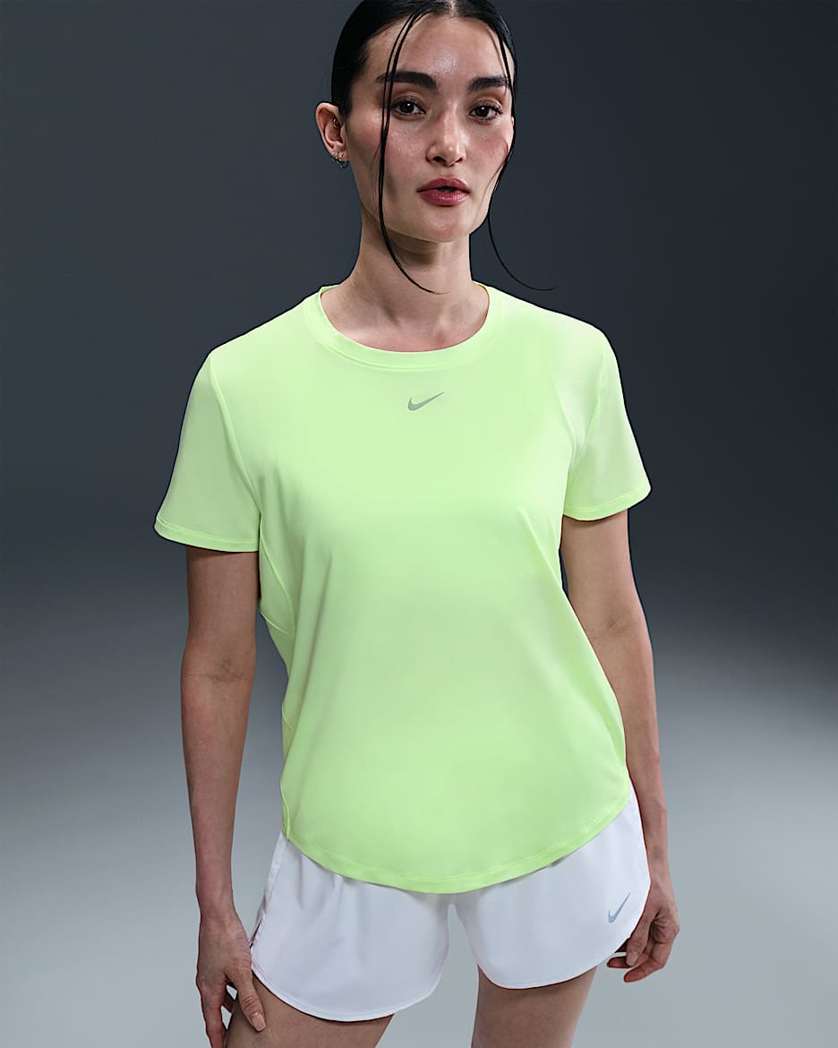 Vintage 1990s Nike Womens Mini Swoosh T-shirt / 90s